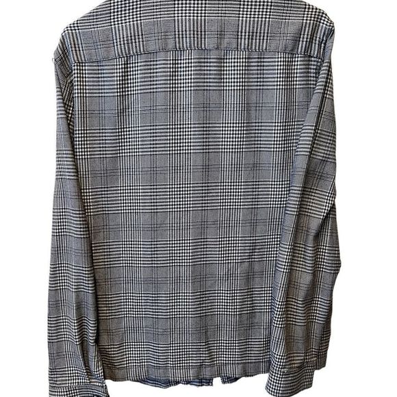 H & M, zip up jacket , medium , black and white - Picture 3 of 3